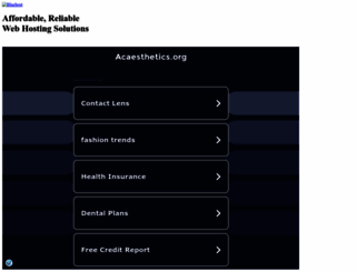 acaesthetics.org screenshot