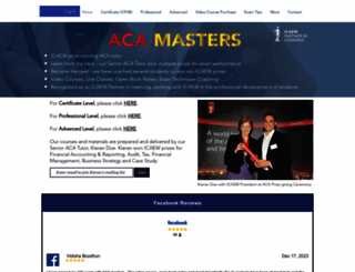 acamasters.com screenshot