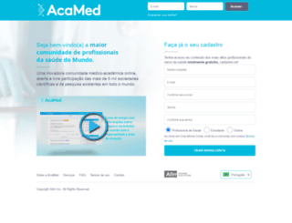 acamed.com.br screenshot