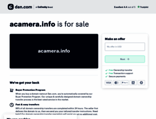 acamera.info screenshot