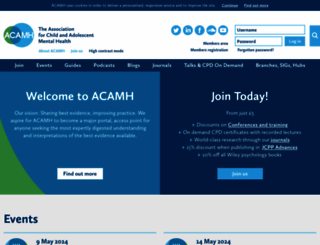 acamh.org screenshot