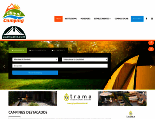 acampante.com screenshot