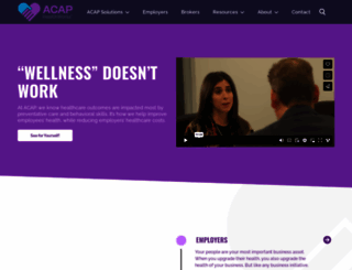 acaphealth.com screenshot