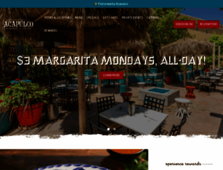 acapulcorestaurants.com screenshot