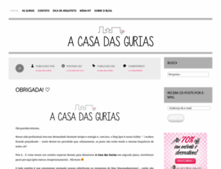 acasadasgurias.wordpress.com screenshot