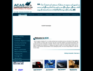 acaslogistics.biz screenshot