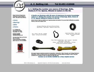 acbelting.co.uk screenshot