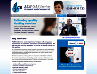 acbgasservices.co.uk screenshot