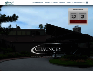 acc-chaunceyconferencecenter.com screenshot