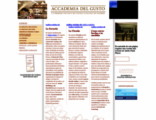 accademiadelgusto.es screenshot