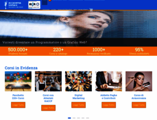 accademiadomani.it screenshot
