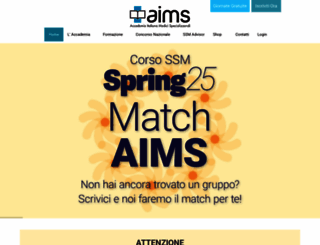 accademiamedici.it screenshot