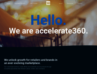 accelerate360.com screenshot
