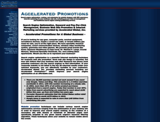 accelerated-promotions.com screenshot