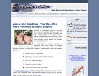 acceleratedsolutions.com.au screenshot