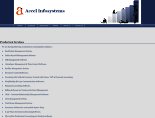 accelinfosystems.in screenshot