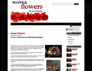 accent4flowers.co.nz screenshot