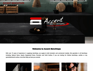 accentbenchtops.com screenshot