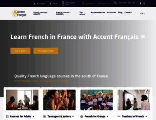 accentfrancais.com screenshot