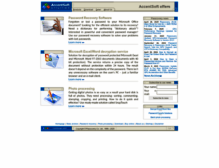 accentsoft.com screenshot