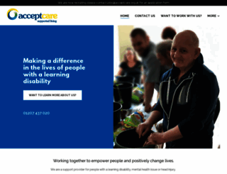 acceptcare.org.uk screenshot