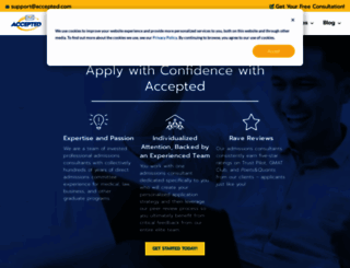 accepted.com screenshot