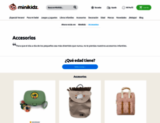 accesorios.minikidz.es screenshot