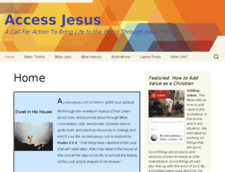 access-jesus.com screenshot