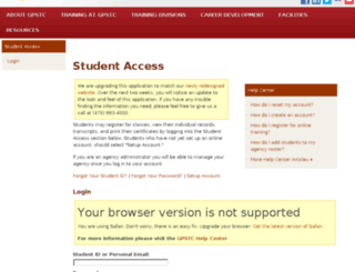 access.gpstc.org screenshot