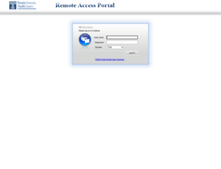 access.templehealth.org screenshot