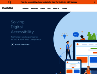 access.usablenet.com screenshot