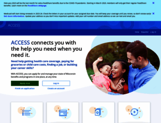 access.wi.gov screenshot