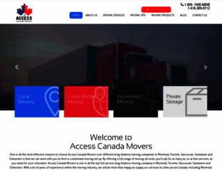 accesscanadamovers.com screenshot