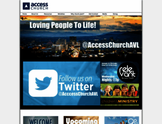 accesschurchasheville.com screenshot