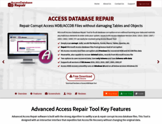 accessdatabaserepair.org screenshot