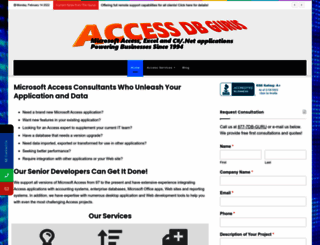 accessdbgurus.com screenshot