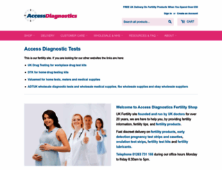 accessdiagnostics.co.uk screenshot