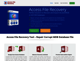 accessfilerecovery.org screenshot