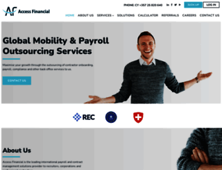 accessfinancial.com screenshot