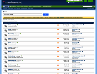 accessforums.net screenshot