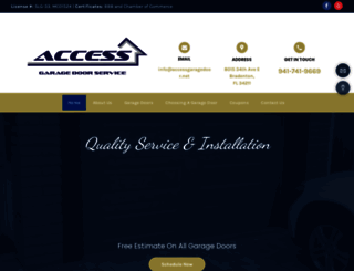 accessgaragedoor.net screenshot