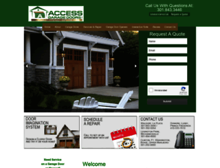 accessgaragedoorsinc.com screenshot