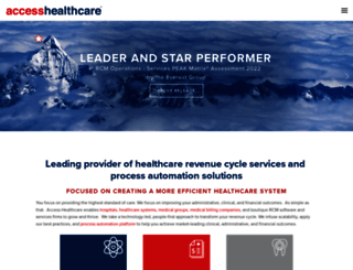 accesshealthcare.squarespace.com screenshot