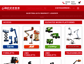 accesshiresa.com.au screenshot