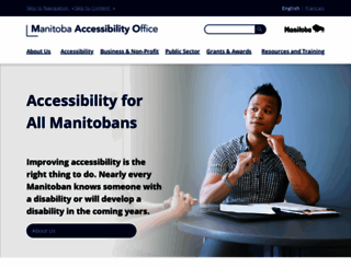accessibilitymb.ca screenshot
