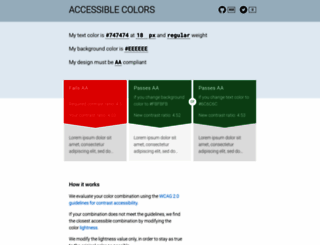 accessible-colors.com screenshot