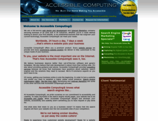 accessiblecomputing.com screenshot