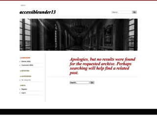 accessibleunder13.wordpress.com screenshot