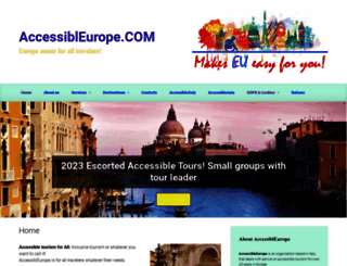 accessibleurope.com screenshot