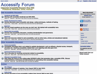 accessifyforum.com screenshot
